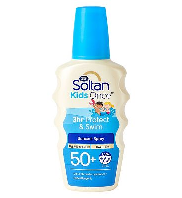 Soltan Kids Once 3hr Waterplay Spray SPF50+ 200ml