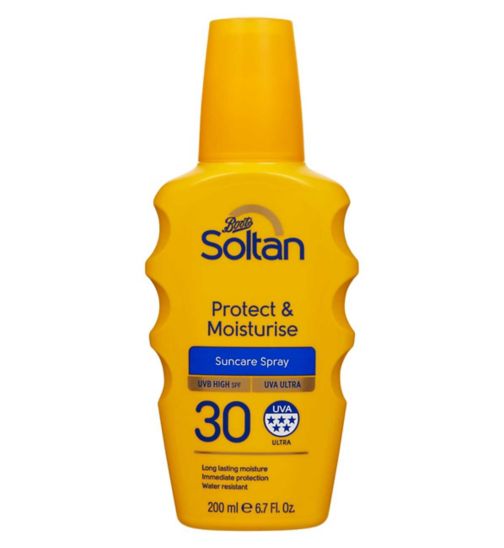 Soltan Protect & Moisturise Spray SPF30 200ml