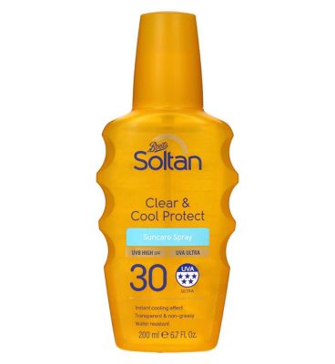 Soltan clear & cool sun protection | Exlcusive to Boots