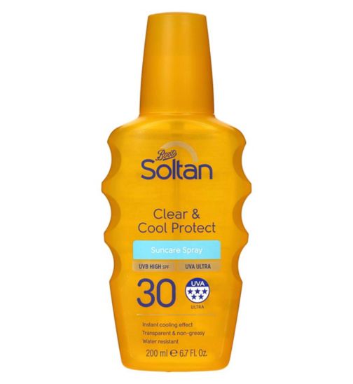 Soltan Clear & Cool Spray SPF30 200ml