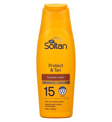 Soltan Protect & Tan Lotion SPF15 200ml