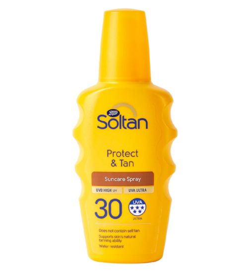 Soltan Protect & Tan Spray SPF30 200ml