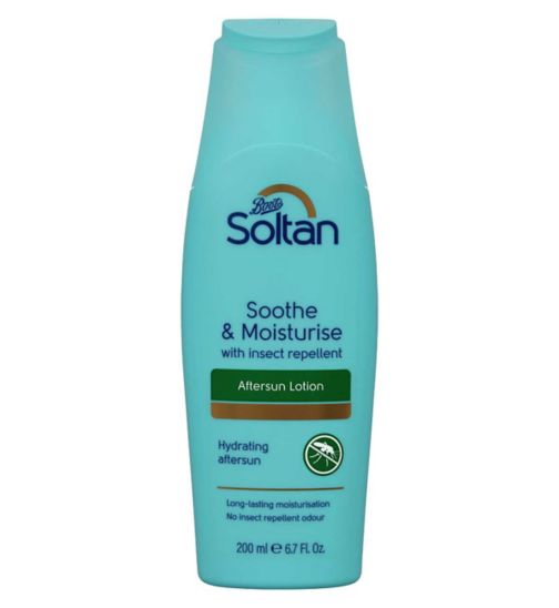 Soltan Soothe & Moisturise Aftersun With Insect Repellent 200ml