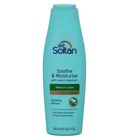 Soltan Soothe & Moisturise Aftersun With Insect Repellent 400ml