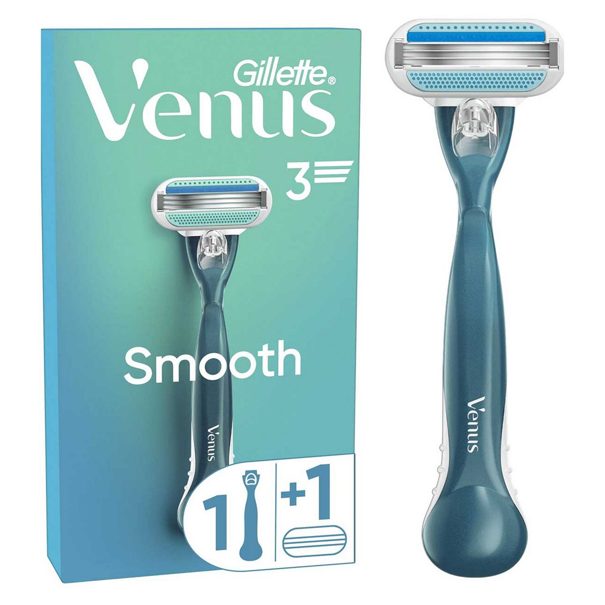 Gillette Venus Razor, Smooth 3 Blade Women's Razor