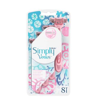 Simply Venus Disposable Razors 8 Pack