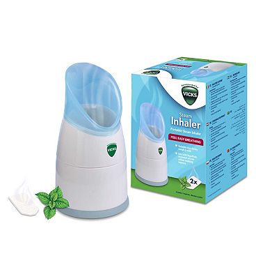 Vicks Personal Steam Inhaler with Two Scent Pads, V1300