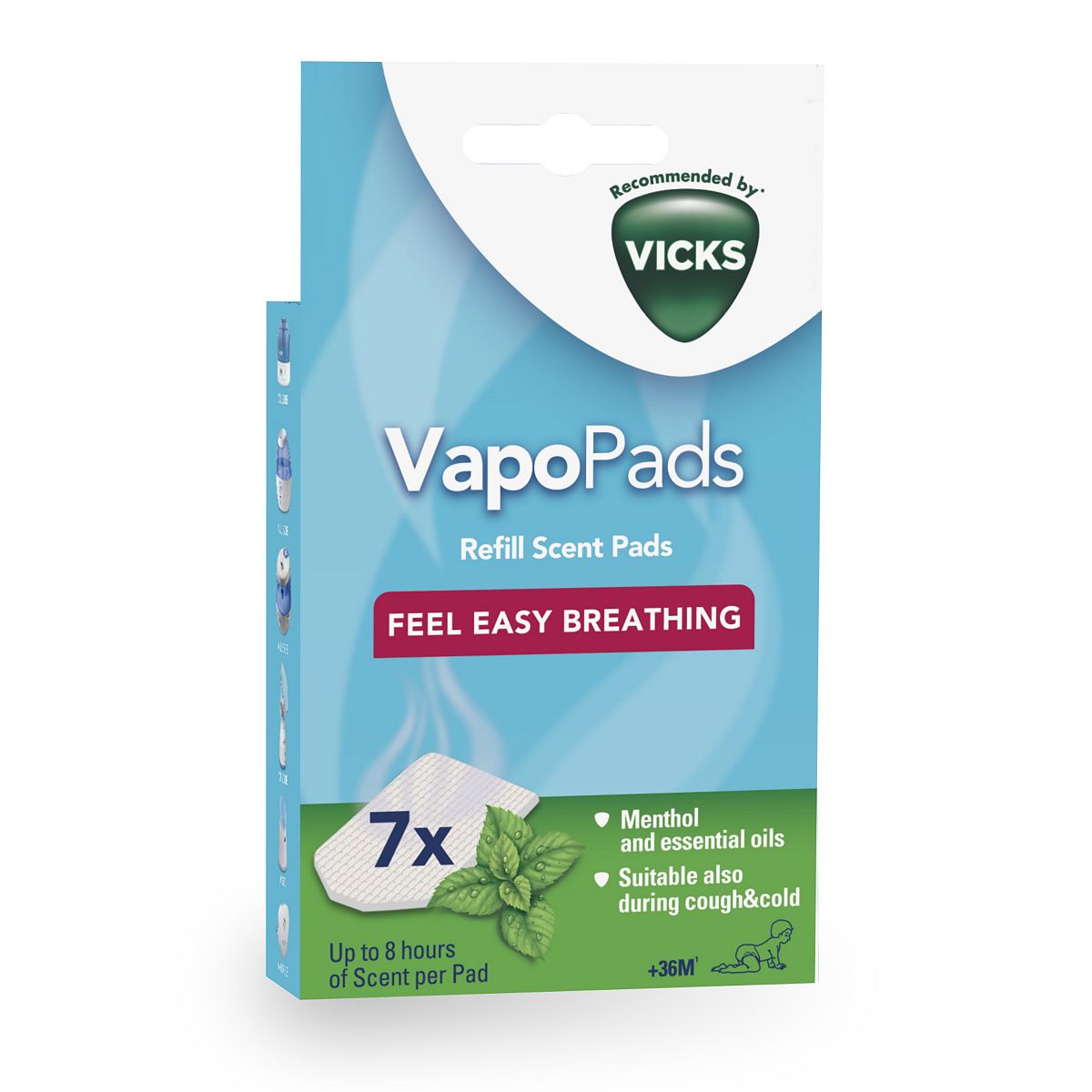 Vicks Vapopads Refill Scent Pads - Menthol X 7