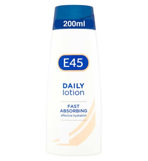 E45 Daily Moisturiser Lotion for very dry skin 200ml