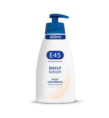 E45 Daily Non-Greasy 465Moistruising Lotion for Dry Skin - 400ml