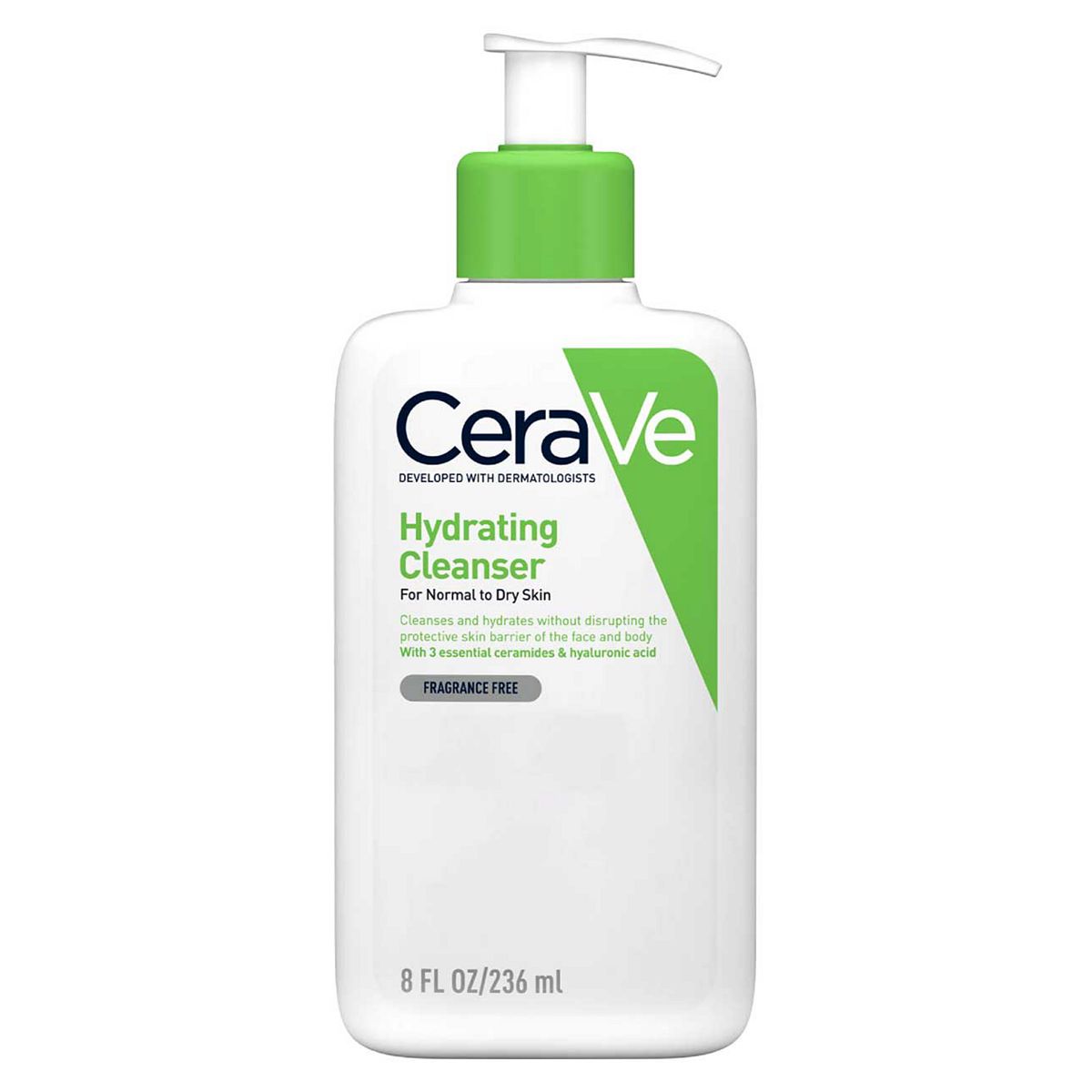 Cerave Hydrating Cleanser With Hyaluronic Acid For Normal To Dry Skin 236ml