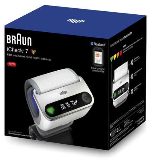 Braun iCheck 7 Wrist Blood Pressure Monitor BPW4500