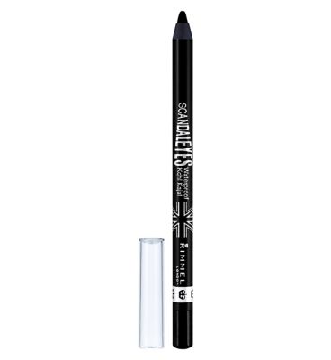 Rimmel London Scandaleyes Waterproof Kohl Kajal Eyeliner Pencil - Black