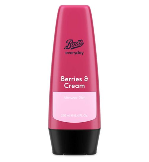 Boots everyday berries & cream shower gel 250ml