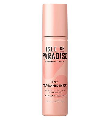 Isle of Paradise Self-Tanning Mousse Light 200ml