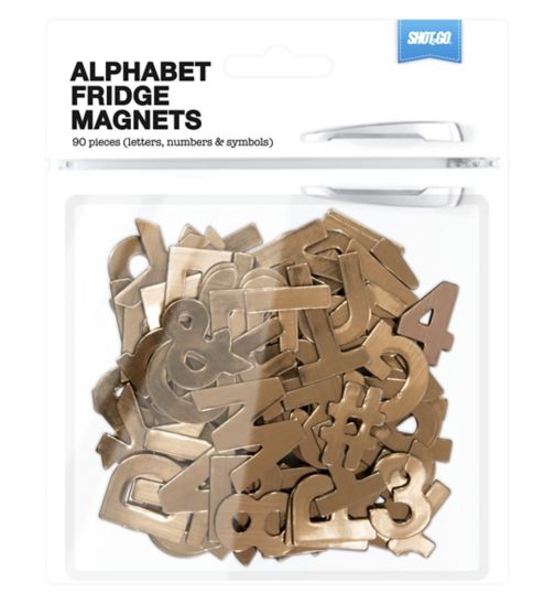 Shot2go alphabet magnets copper