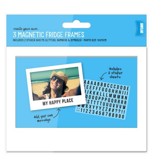 Shot2go make your own magnetic fridge photo frame 10x15cm (4x6)