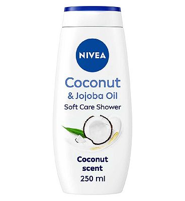 NIVEA Shower Cream Gel, Indulgent Moisture Coconut, 250ml