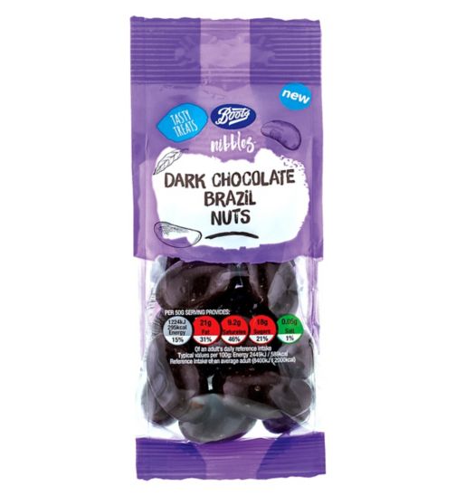 Boots Nibbles Dark Chocolate Brazil Nuts - 150g