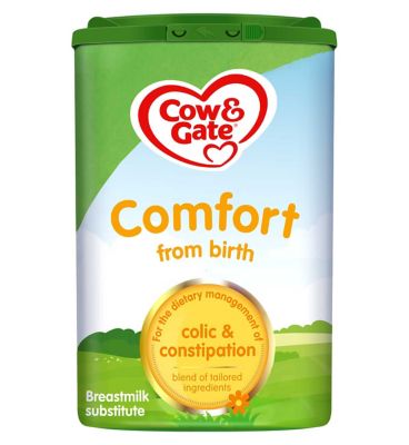 Cow & Gate Comfort Baby Milk Formula Powder from Birth to 12 Months 800g