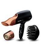Panasonic Healthy Shine Protection Hair Dryer for Frizz-Free, Shiny Hair & Fast, EH-NA65 with Nanoe™ Technology (Rose Gold)