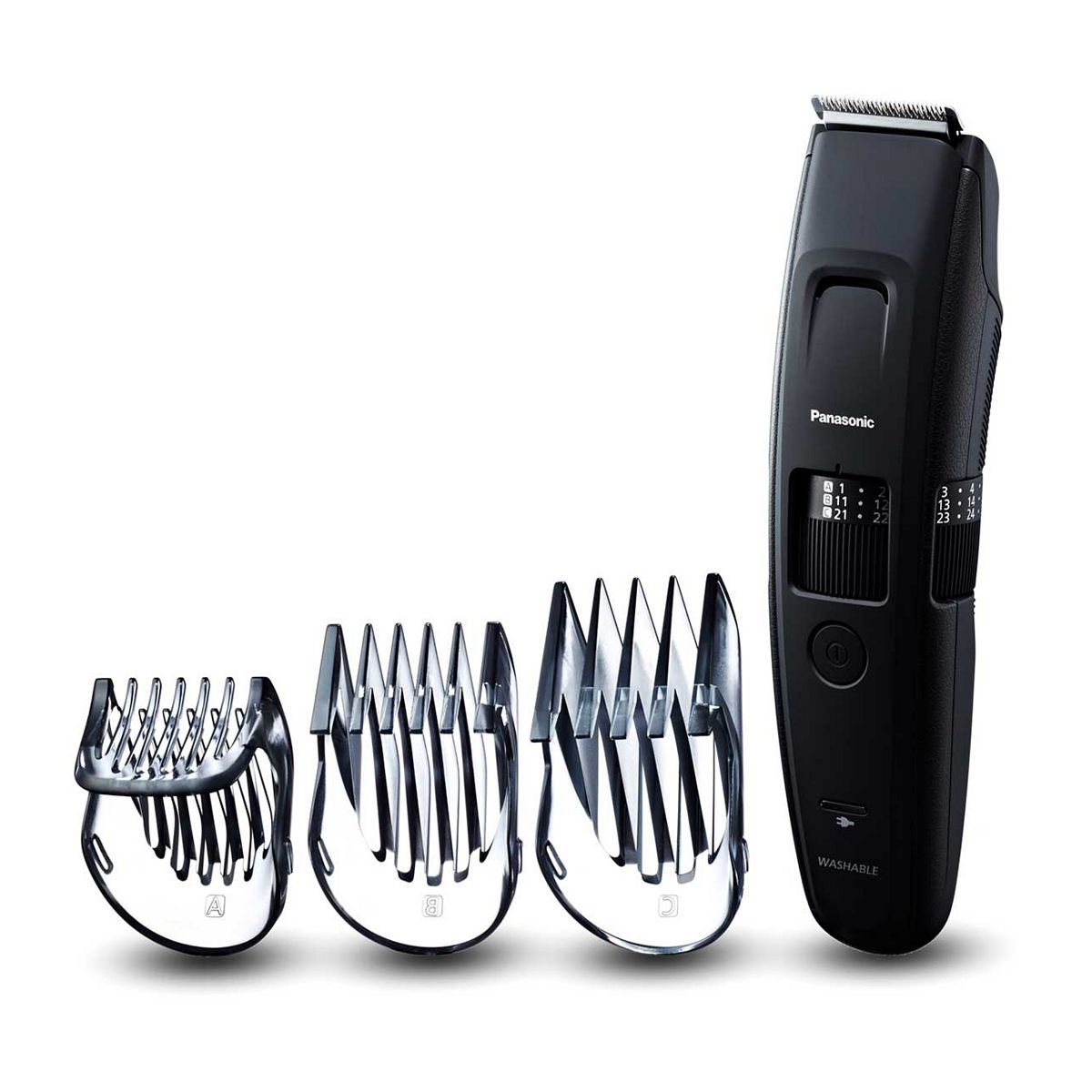 Panasonic Wet & Dry Electric Beard, Hair Body Trimmer, 3 Attachments, 58 Cutting Lengths, Er-Gb86, Sharpest Japanese Blades