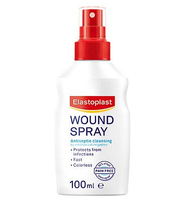 Elastoplast Antiseptic Wound Cleansing Spray, 100ml