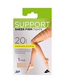 Boots 20 Denier Firm Support Tights 1 pair pack Natural Tan Small