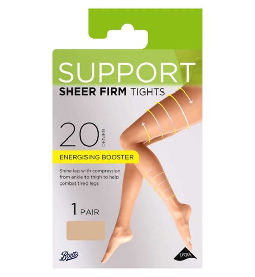 Sheer Firm Support 20D S Nat Tan