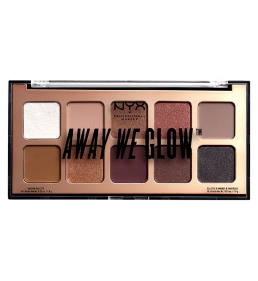 NYX Professional Makeup Away We Glow Shadow Palette