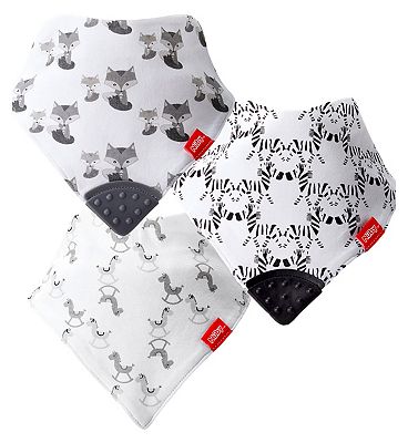 Nuby Bandana Teething Bibs 3 Pack