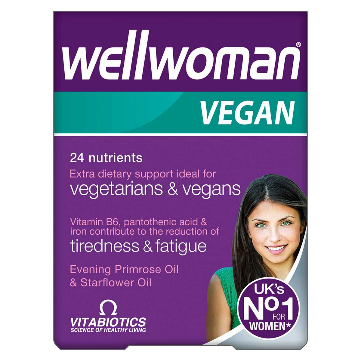 Wellwoman Vitabiotics Vegan 60 Tablets