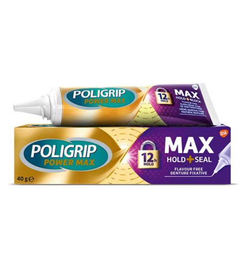Poligrip Max Seal Denture Fixative Cream 40g