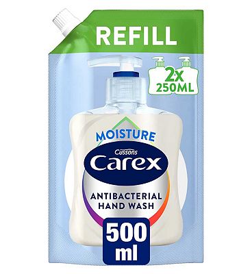 Carex Moisture Hand Wash Liquid Soap Refill 500ml