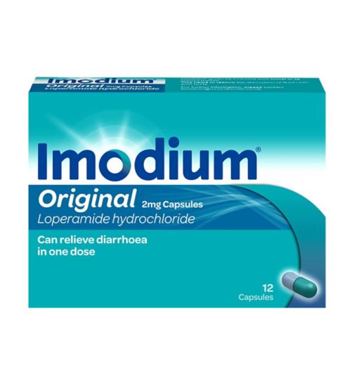 Imodium Original 2mg Capsules - 12 Capsules