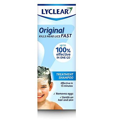 Lyclear Original Head Lice Treatment Shampoo 200ml + Head Lice Comb