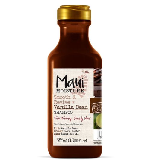 Maui Moisture Smooth and Revive Vanilla Bean Shampoo 385ml