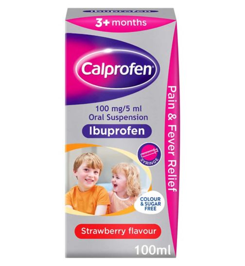 Calprofen 100 mg/5 ml Oral Suspension Ibuprofen - 100ml
