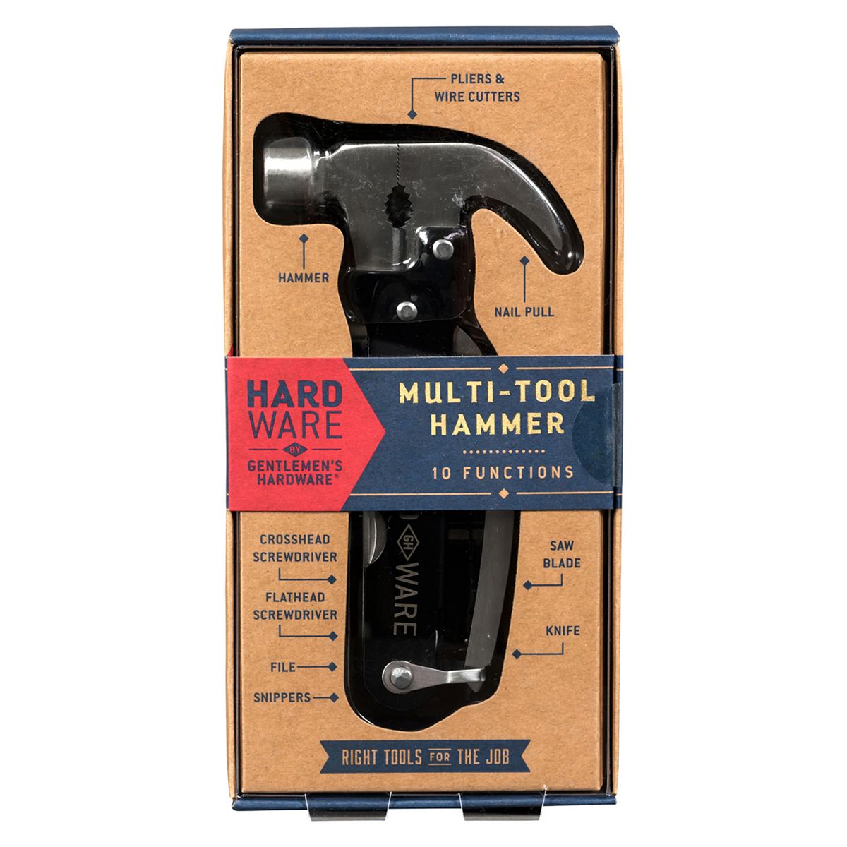 Gentlemen's Hardware 10 In 1 Hammer Tool