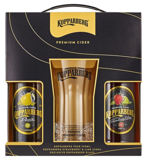 Kopparberg duo and branded pint glass