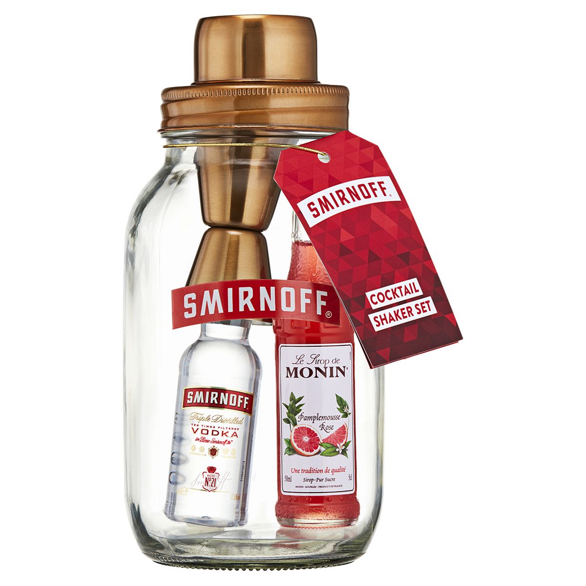 Smirnoff Mason Jar Shaker