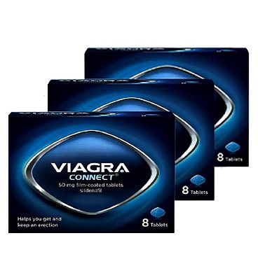 Viagra Connect Sildenafil 50mg film-coated tablets - 24 tablets - Online Only
