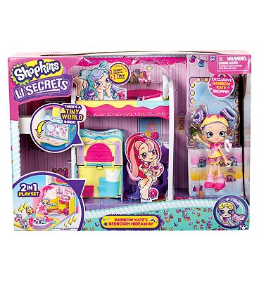 Shopkins Lil' Secrets Rainbow Kate's Bedroom Hideaway Shopkins Lil' Secrets Rainbow Kate's Bedroom Hideaway