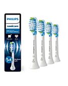 Philips Sonicare Premium Plaque Defence BrushSync Enabled Replacement Brush Heads - 4pk White HX9044/17