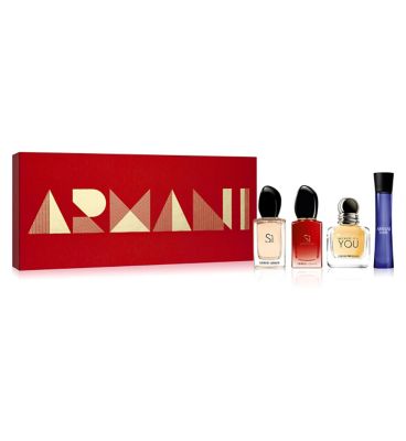 giorgio armani mens miniature gift set