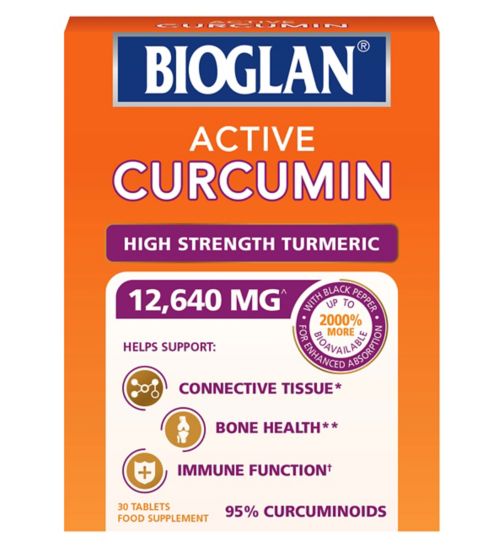 Bioglan Active Curcumin Tablets - 30 Tablets