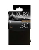 Boots 30 Denier Opaque Luxury Velvet Soft Tights Black XL