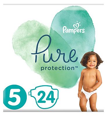 Pampers Pure Protection Size 5, 24 Nappies, 11kg+ Review