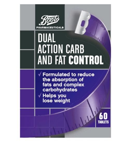 Boots Dual Action Carb and Fat Control Tablets - 60 tablets