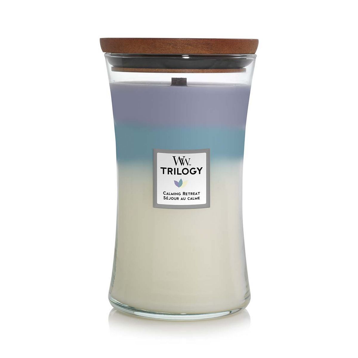 Woodwick Calming Retreat Large Jar Candle Trilogy